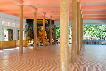 Image showing interior decoration of the Buddhist temple