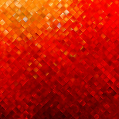 Image showing Square pattern in red and orange colors. EPS 8
