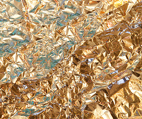 Image showing gold foil texture