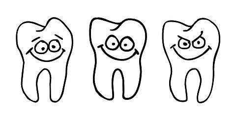 Image showing funny tooth