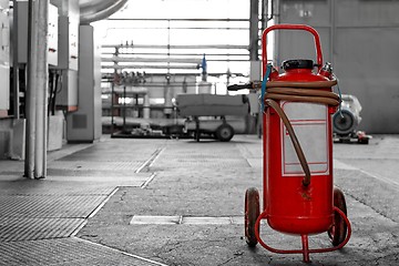 Image showing Industrial fire extinguisher