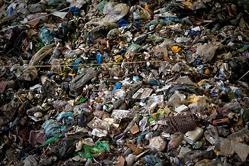 Image showing Large heap of garbage