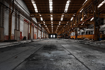 Image showing Interior of a vehicle repair station