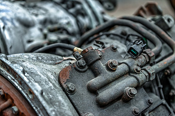 Image showing Industrial machines in a factory 