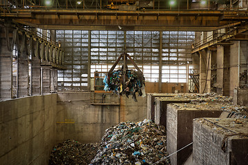 Image showing Waste processing plant interior