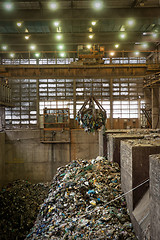 Image showing Waste processing plant interior