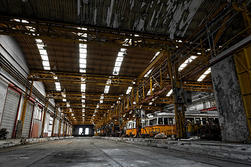 Image showing Interior of a vehicle repair station