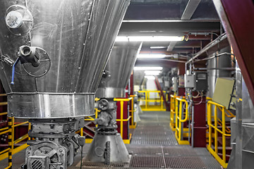 Image showing Industrial interior of a generic power plant