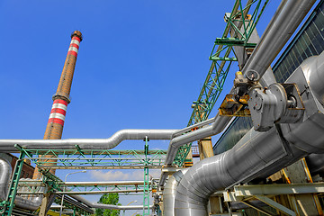 Image showing Sunshine with a thermal power plant