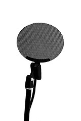 Image showing Modern microphone against isolated background