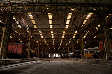 Image showing Interior of a vehicle repair station