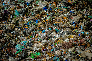 Image showing Large heap of garbage