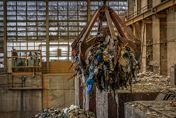 Image showing Waste processing plant interior