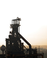 Image showing Landscape with industrial architecture