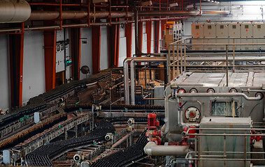 Image showing Beer factory interior