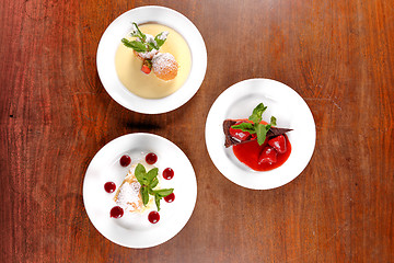 Image showing Traditional hungarian desserts on the table