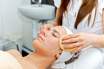 Image showing Healthcare treatment at the beauty salon