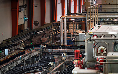 Image showing Beer factory interior