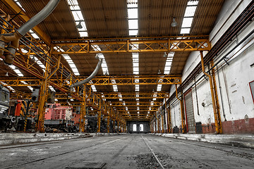 Image showing Interior of a vehicle repair station