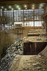 Image showing Waste processing plant interior