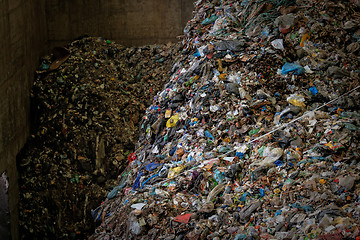 Image showing Large heap of garbage