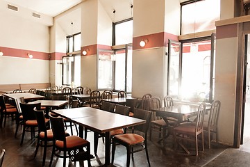 Image showing Interior of a traditional hungarian restaurant