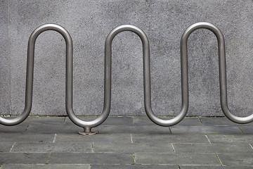 Image showing bike parking racks