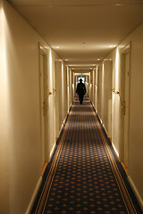 Image showing Hotel corridor