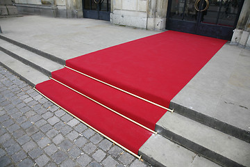 Image showing Red carpet