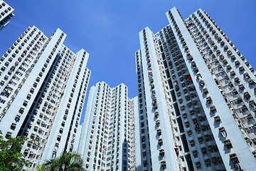 Image showing Apartment building in Hong Kong