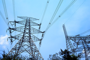 Image showing Electrical tower