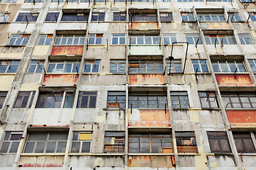 Image showing Abandoned building in Hong Kong