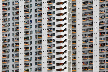 Image showing Apartment building in Hong Kong