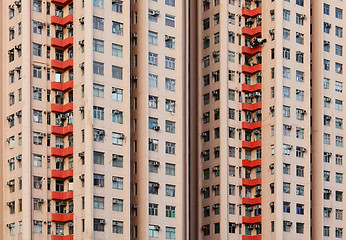 Image showing Apartment building in Hong Kong