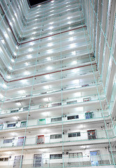 Image showing Twin tower type housing in Hong Kong