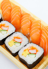 Image showing Sushi take away