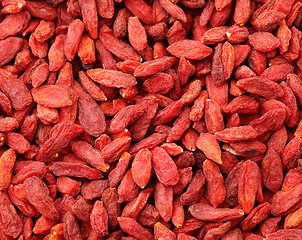 Image showing Dried wolfberry fruit