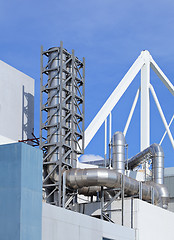 Image showing Architecture in industrial plant