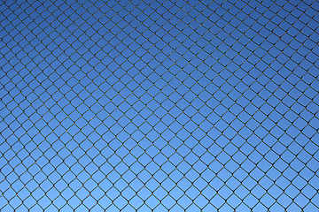 Image showing Chain link fence pattern