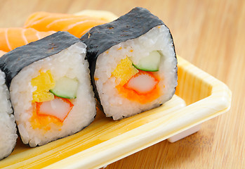 Image showing Japan sushi roll