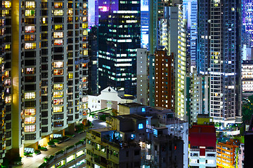 Image showing Apartment building in Hong Kong