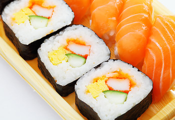 Image showing Sushi bento