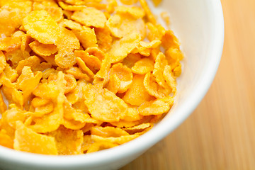 Image showing Corn flake close up