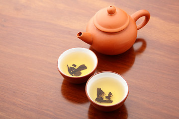 Image showing Chinese tea ceremony