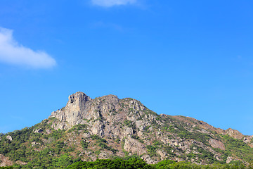 Image showing Lion Rock mountain