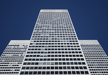 Image showing Symmetrical white office building