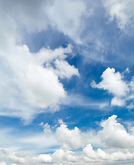 Image showing Sunny day cloudscape