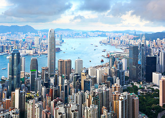 Image showing Hong Kong skyline