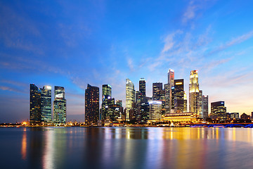 Image showing Singapore skyline