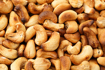 Image showing Baked cashew nuts